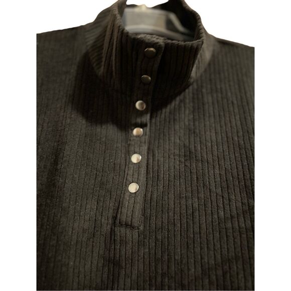 Catherines Size 3XWP Long Sleeve Tunic Top Front Snap Tunnel Pocket - Picture 2 of 13